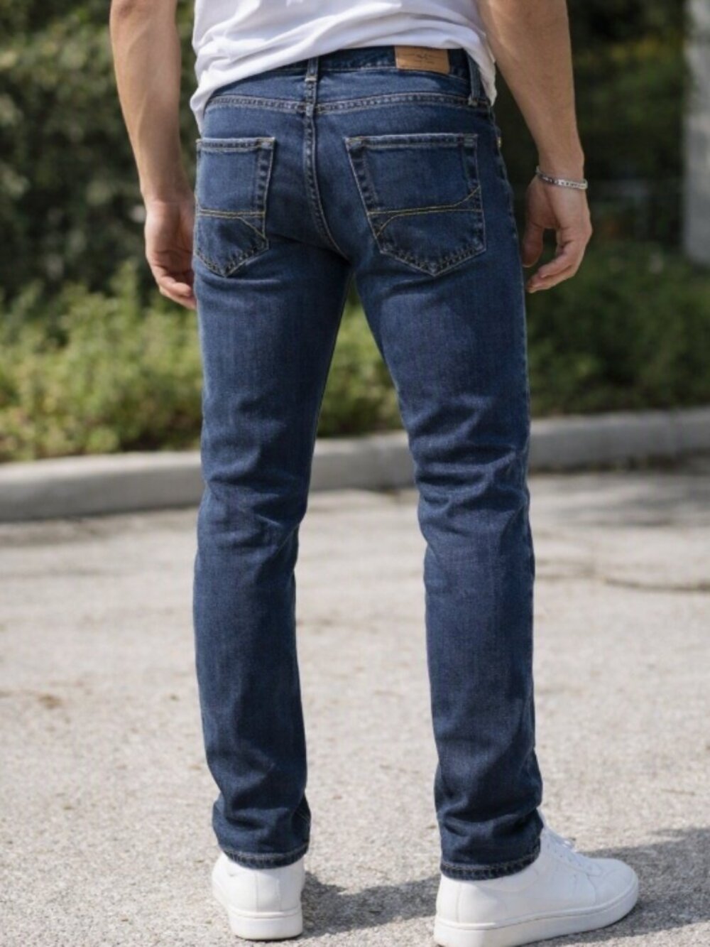 Hollister Huntington Slim Straight Button Fly Low Rise Blue Jeans 30 Classic Y2K